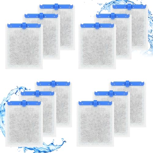 12 Large Filter Cartridges Compatible with Tetra Whisper Bio (12 Count)