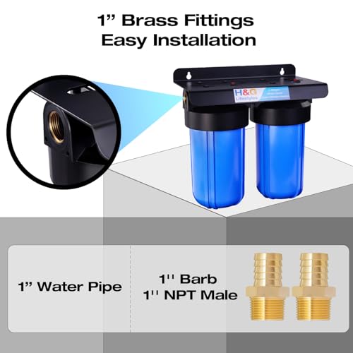2 Stage Whole House Water Filtration System 50