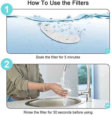 NPET DF10 170oz/1.3Gallon/5L Large Automatic Pet Water Dispenser Water Fountain with Cleaning Kit, Replacement Filter for Cat, Dogs, Multiple Pets