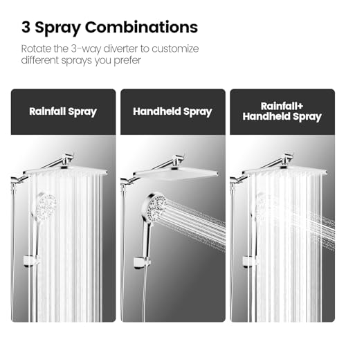 Handheld Shower Head Combo