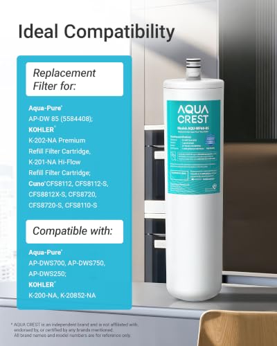 DW85 Water Filter Replacement for Aqua