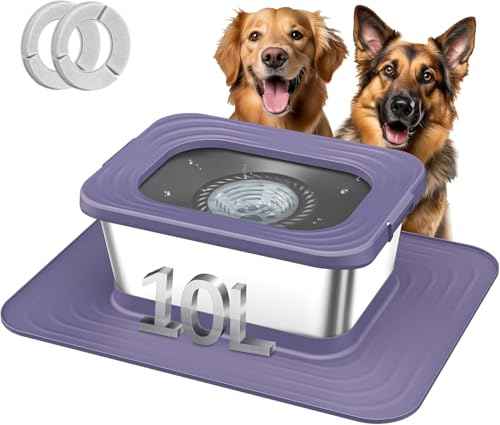 10L Stainless Steel Dog Water Bowl