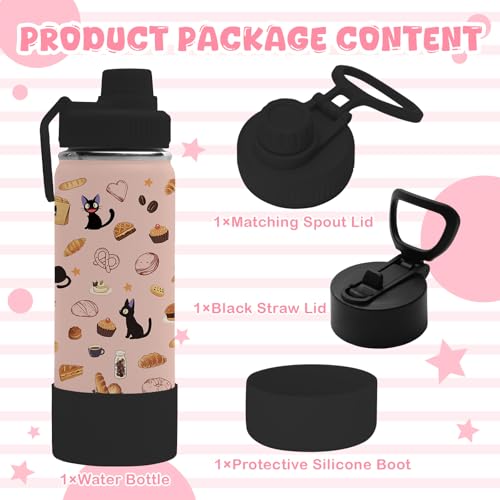 18oz Kikis Delivery Service Water Bottle with 2 Lids