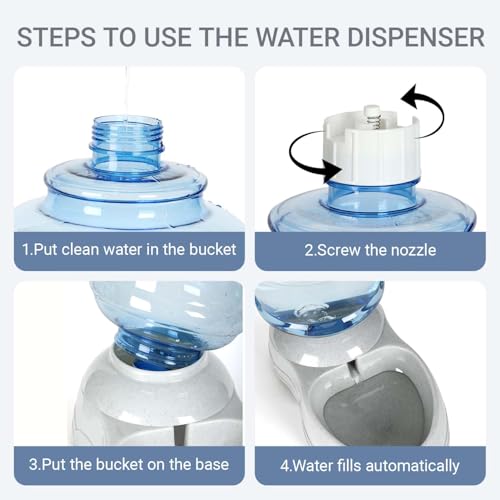 3 Gallon Dog Water Dispenser for Large Dogs