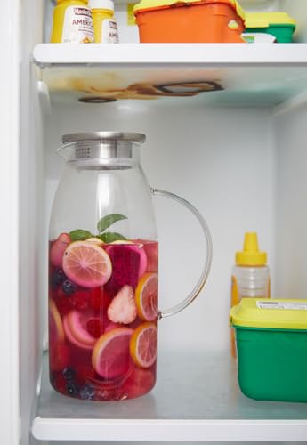 80 Oz Glass Pitcher with Lid