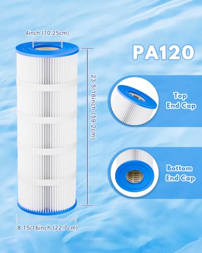 Swimming Filter Cartridge 120 Sq.Ft. fits Pleatco PA120