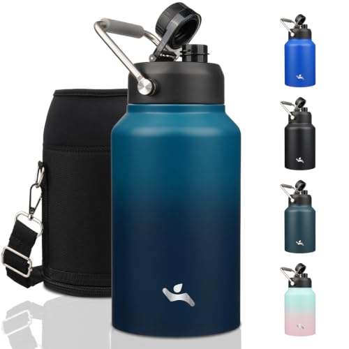 87 oz Insulated Stainless Steel Water Bottle Jug with Handle