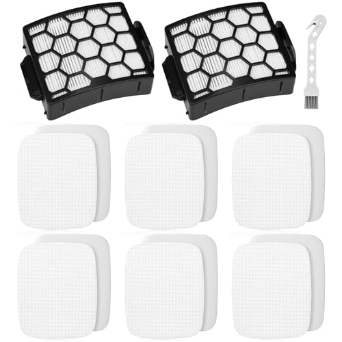 UV850 UV900 UV950 Replacement Filters for Shark Duoclean Lift Away Navigator Upright Vacuum Cleaner (8 Count)