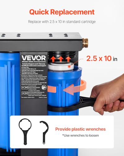 RV Water Filter with Bracket