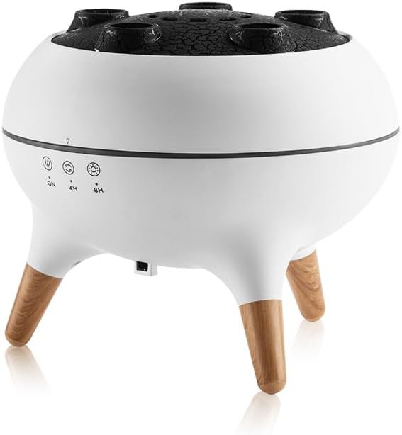 Dynamic Jellyfish Air Humidifier & Jellyfish Essential Oil Diffuser for Home,Office, Yoga - 7 Color-Changing Lights ，Remote Control ，4H/8H Timer Setting, Auto Shut-Off 250ml