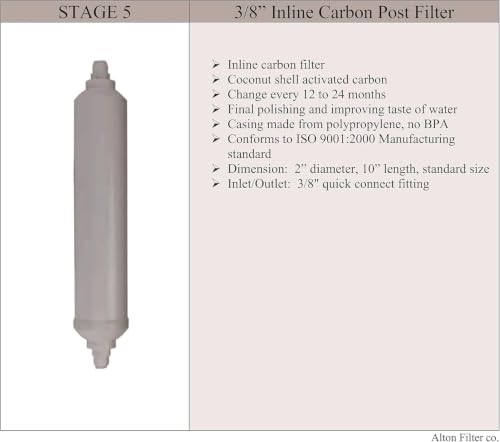 Compatible APEC Ultimate Complete 5 stage high capacity filter set for model RO