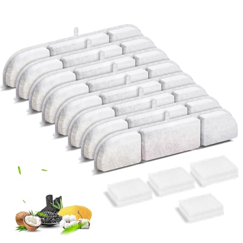 8 Packs Replacement Filters for DownyPaws Battery Operated Cat Water Fountain DPWFP6 (8 Count)
