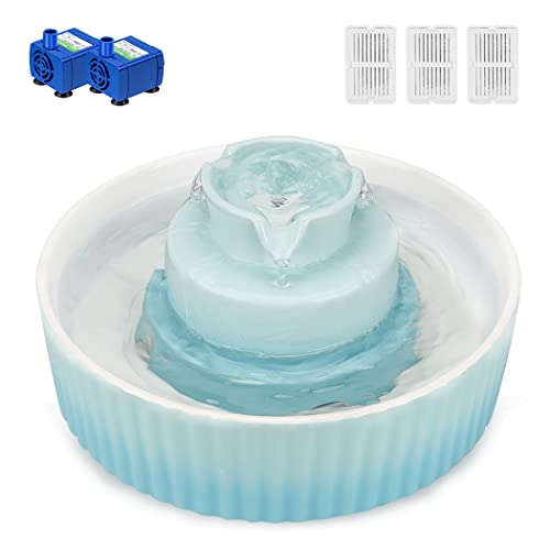 Ceramic Cat Water Fountain