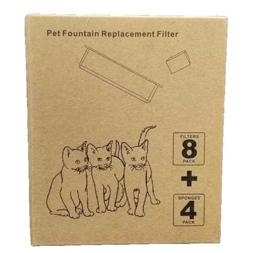 Cat Water Fountain Filters for JLVDXN 4L (74.39 Count)