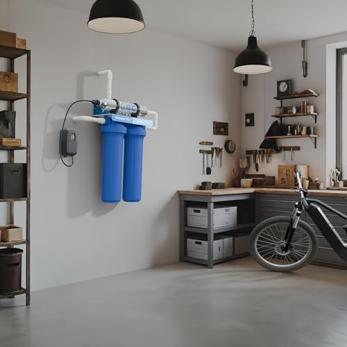 Whole Home Water Filtration System with UV Light