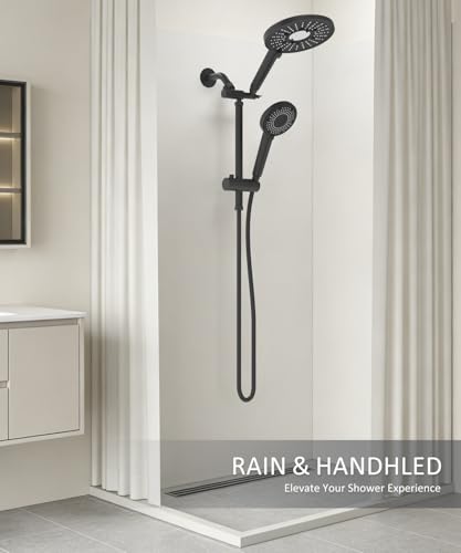 Filtered Shower Head with Handheld High Pressure Shower Head with Filters