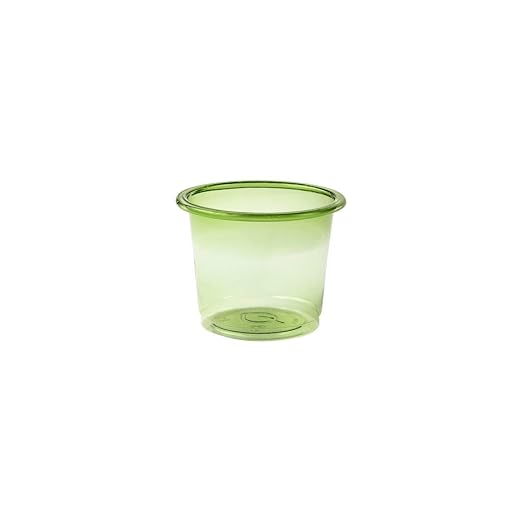 ECO PRODUCTS Compostable 1oz Small Portion Cups, Case of 5000, Veridian Clear Green Plant-Based PLA Plastic, Cold Food Containers, Lid Sold Separately, ASTM Compliant, BPI-Certified