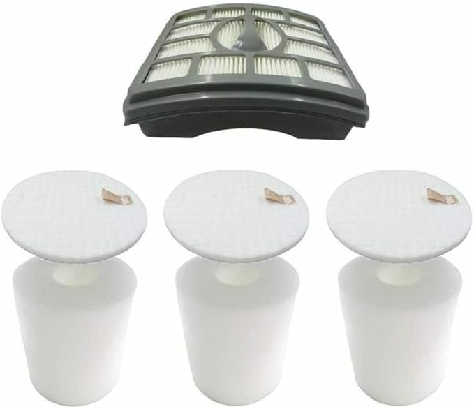 Replacement Filter Kit for Shark Rotator Fits for NV500 NV501 NV502 NV503 NV505 NV510 NV520 NV552 UV560 XFF500 XHF500 Includes 1 Filter 3 Foam Filters - AquaVibe