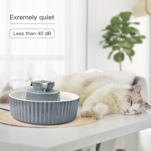 2.1L Ceramic Cat Water Fountain