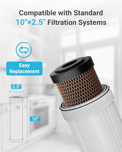 Heavy Metal Reduction Carbon Filter for DuPont WFPFC8002 (2 Count)