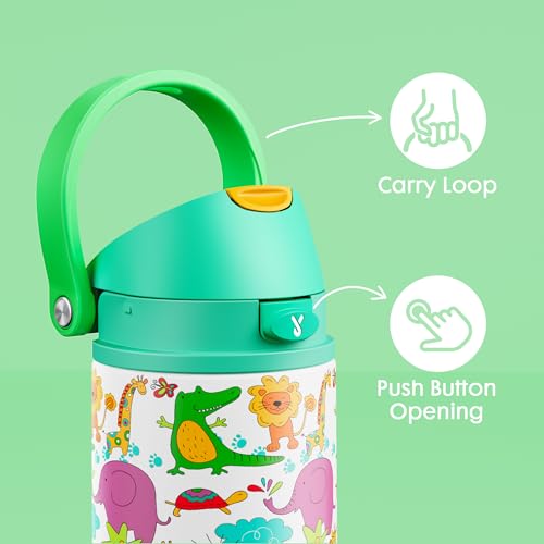 18 oz Kids Water Bottle for School