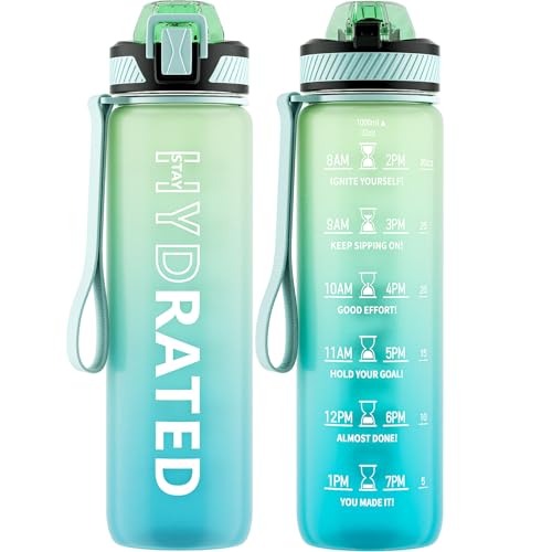 Water Bottle with Straw