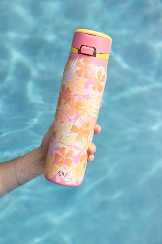 Water Bottle with Straw & Handle