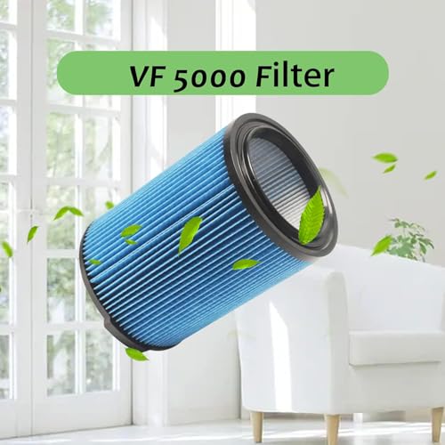 VF5000 Replacement Filter for Ridgid Shop Vac 6 (2 Count)