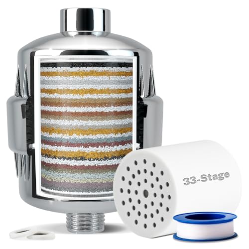 SF2S 33 Stage Universal Shower Head Filter for Hard Water