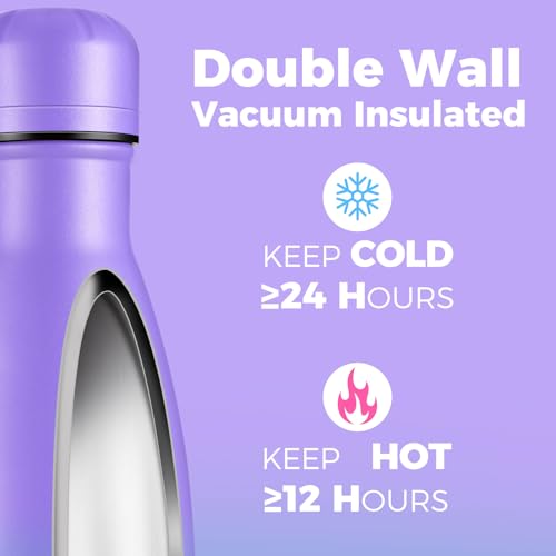 17oz Insulated Water Bottles MultiPack (4 Count)