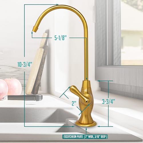 Non-Air-Gap RO Faucet, Classic Bronze, Vase Style