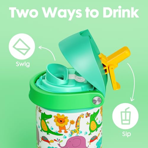 18 oz Kids Water Bottle for School