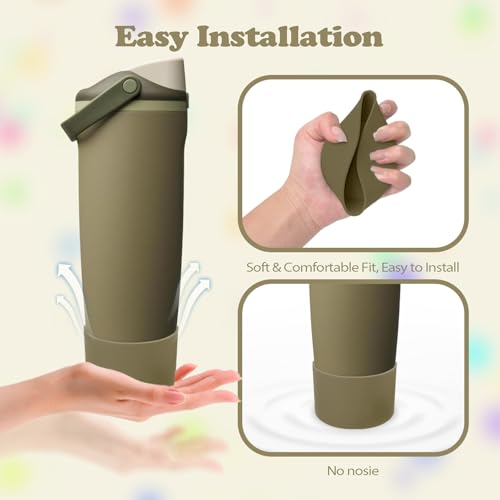 Silicone Boot for Owala 30oz & 40oz FreeSip Sway Bottles & Tumblers