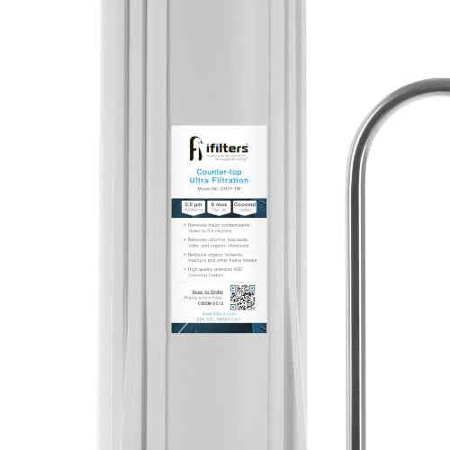 CNTP 1W Countertop Water Filter with 0.5 Micron Carbon Block