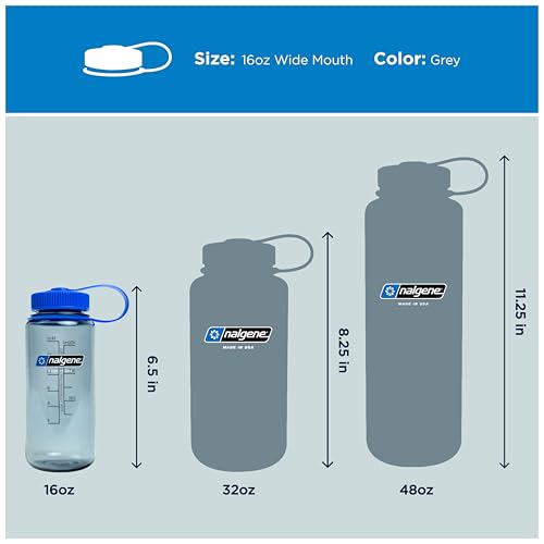 16 oz Wide Mouth Water Bottle