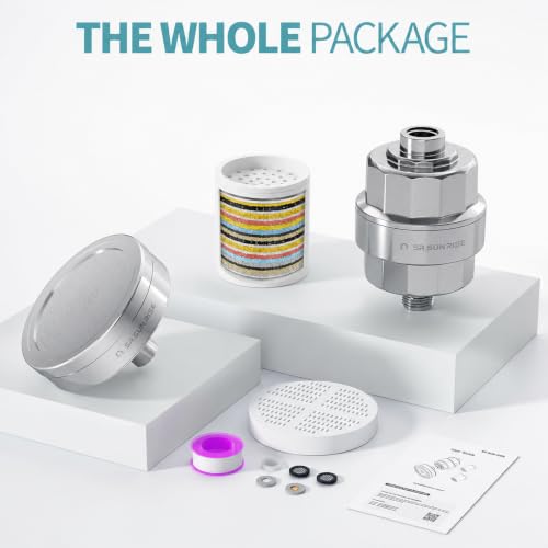 20+3 Stage Filtered Shower Head for Hard Water