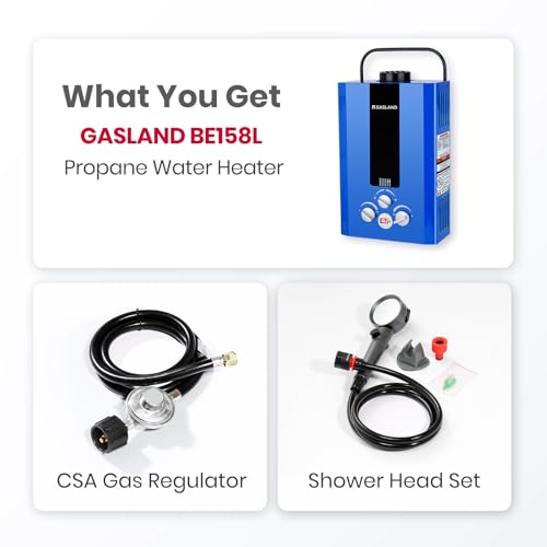 BE158L Tankless Water Heater Propane