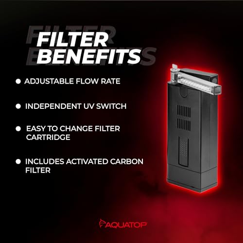 200 GPH Slim Internal Filter with 7W Light (2 Pound)
