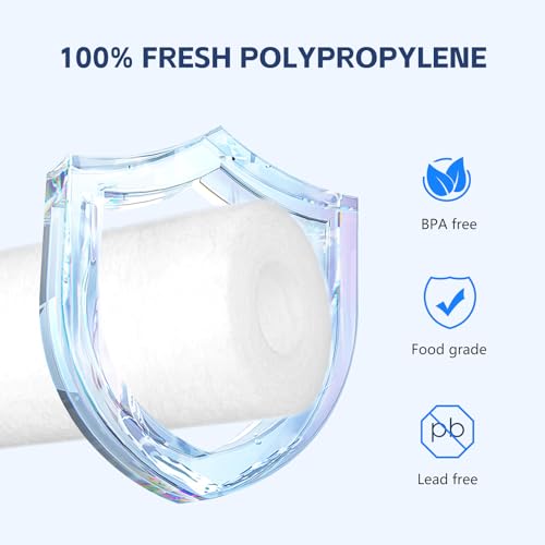 5 Micron 10" x 2.5" Whole House Water Filter Replacement (6 Count)