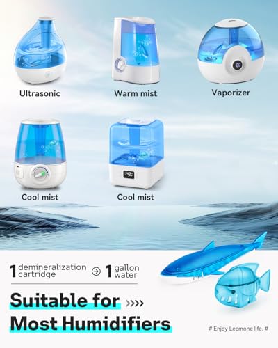 Humidifier Cleaning Shark & Fish for Humidifiers & Fish Tanks (6 Count)