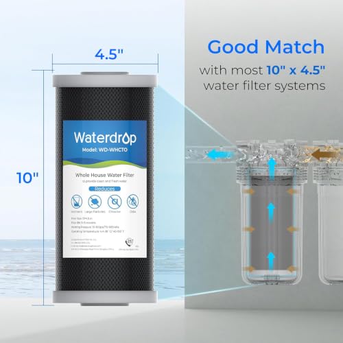 Whole House CTO Carbon Sediment Filter for GE® FXHTC