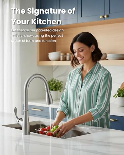 Touchless Kitchen Faucet with Pull Down Sprayer Brushed Nickel