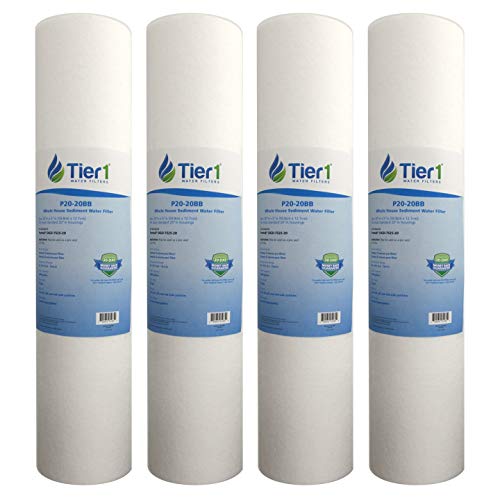 20 Micron 4.5" × 20" Sediment Water Filter (4 Count)