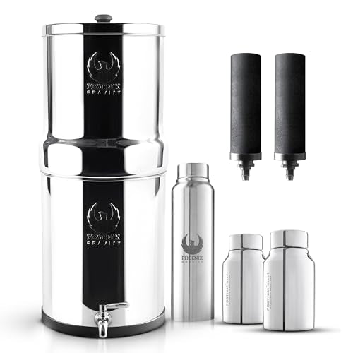 4.25G Water Filter System with 2 Fluoride Filters & Spigot