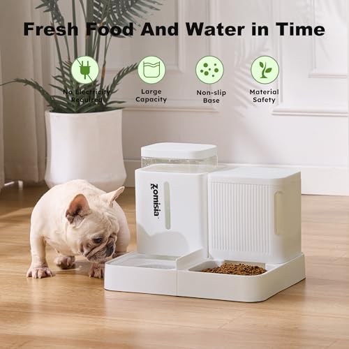 Gravity Dog Food and Water Dispenser