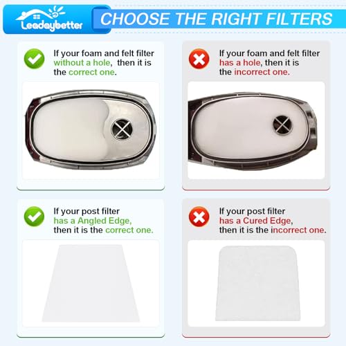 rocket vacuum filter replacement for Shark Deluxe HV371 HV345 (4 Count)