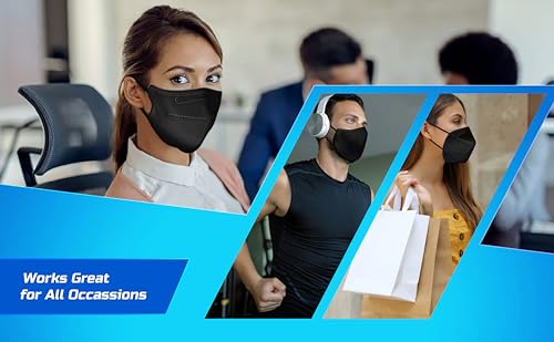 KN95 Black Face Masks (50 Count)