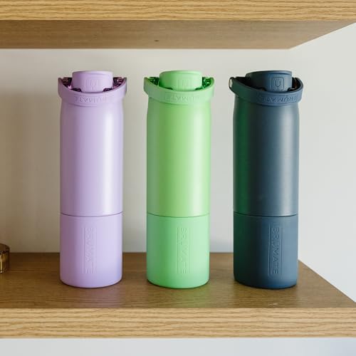 Rise 35oz Water Bottle With 100% Leakproof Covered Silicone Straw