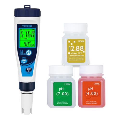 Salt Meter for Pools & pH Meter