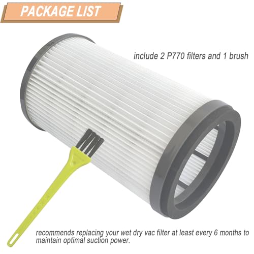 P770 Replacement Filter Compatible with Ryobi 18